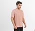 MENS BASIC LOGO  CREW NECK, BLACK/SILVER/PINK Apparel Bottom View