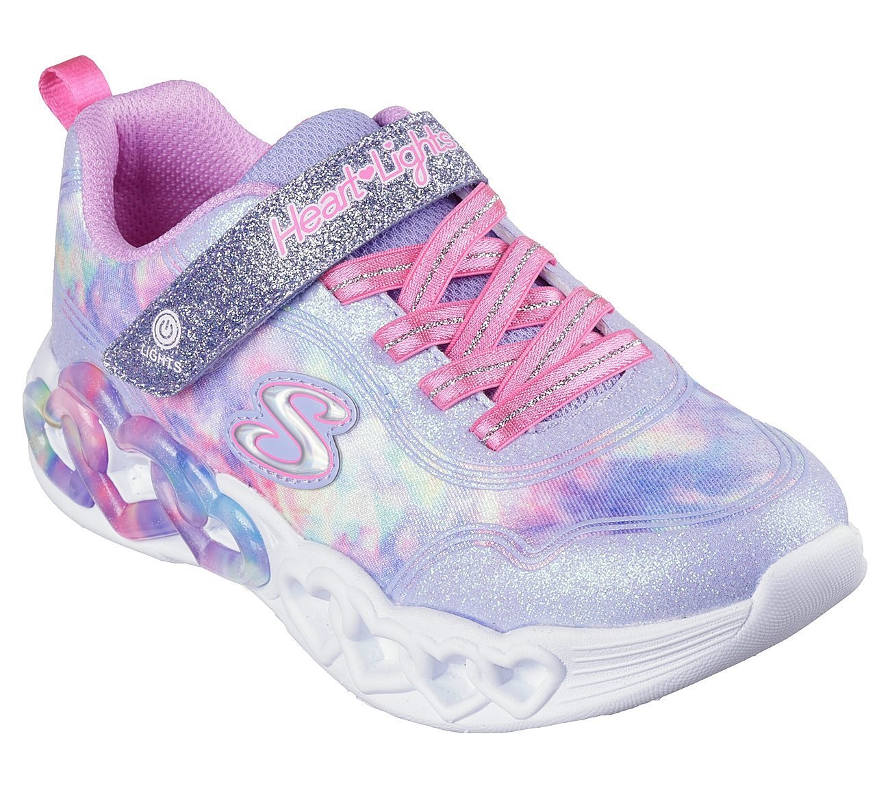 INFINITE HEART LIGHTS - COLOR, LAVENDER/MULTI Footwear Right View