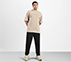 OVERSIZED SKECHERS T-SHIRT, NATURAL/SILVER Apparel Right View