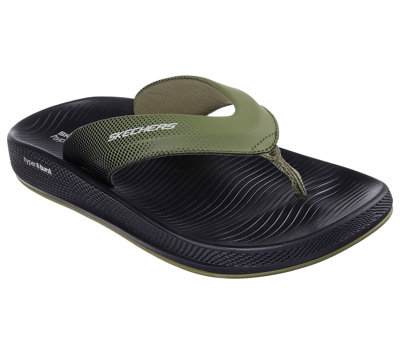 HYPER SLIDE - SIMPLEX 2, OLIVE/BLACK Footwear Right View