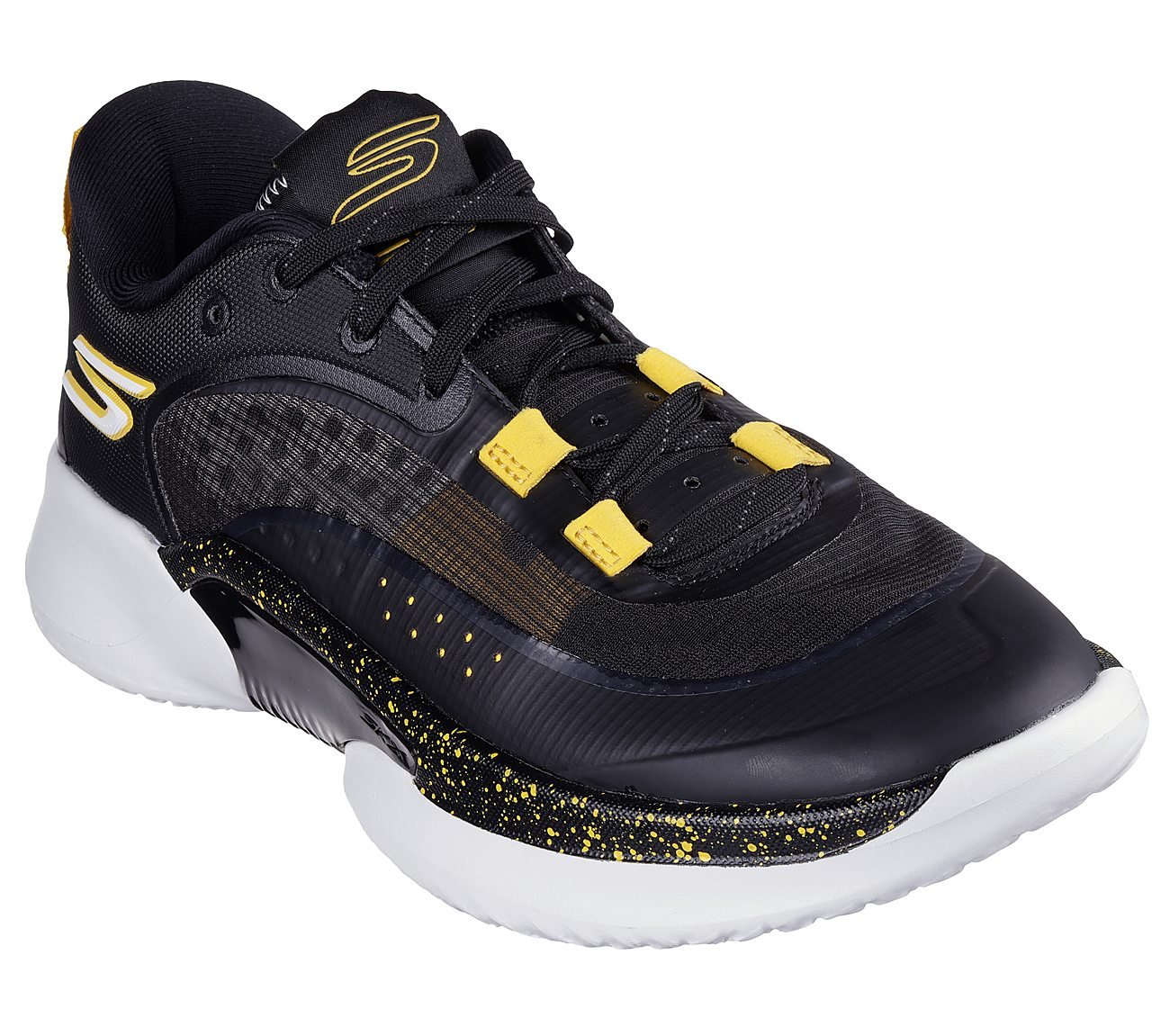 SKX RESAGRIP- Basketball, BLACK/GOLD Footwear Right View