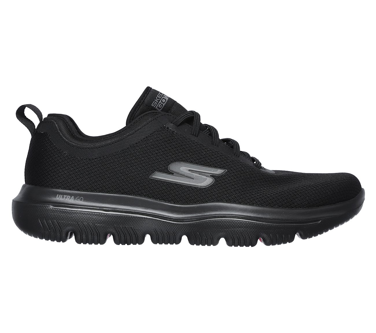 GO WALK EVOLUTION ULTRA-INTER, BBLACK Footwear Lateral View