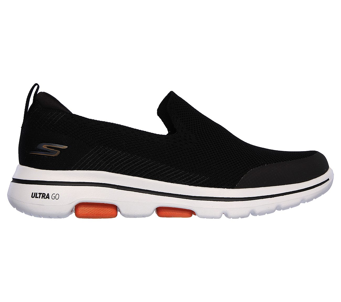 Skechers Black Go Walk 5 Prized Walking Shoes For Men - Style ID: 55500 ...