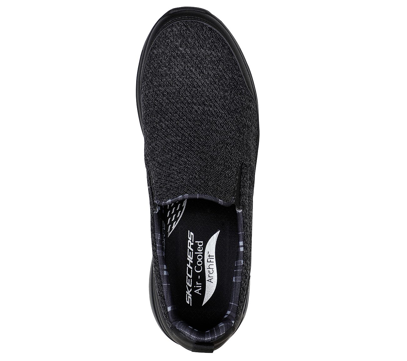 GO WALK ARCH FIT-RAMBLER, BBLACK Footwear Top View