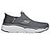 SKECHERS SLIP-INS: MAX CUSHIONING - ADVANTAGEOUS, GREY Footwear Lateral View