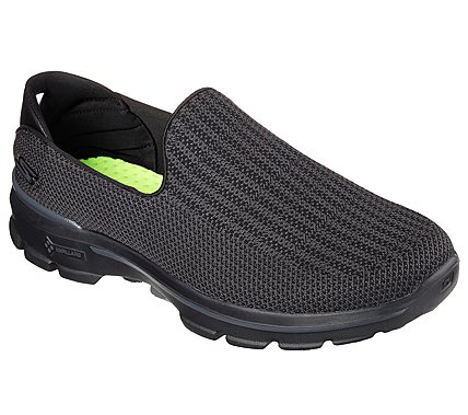 GO WALK 3 - ABLAZE, BBLACK Footwear Lateral View