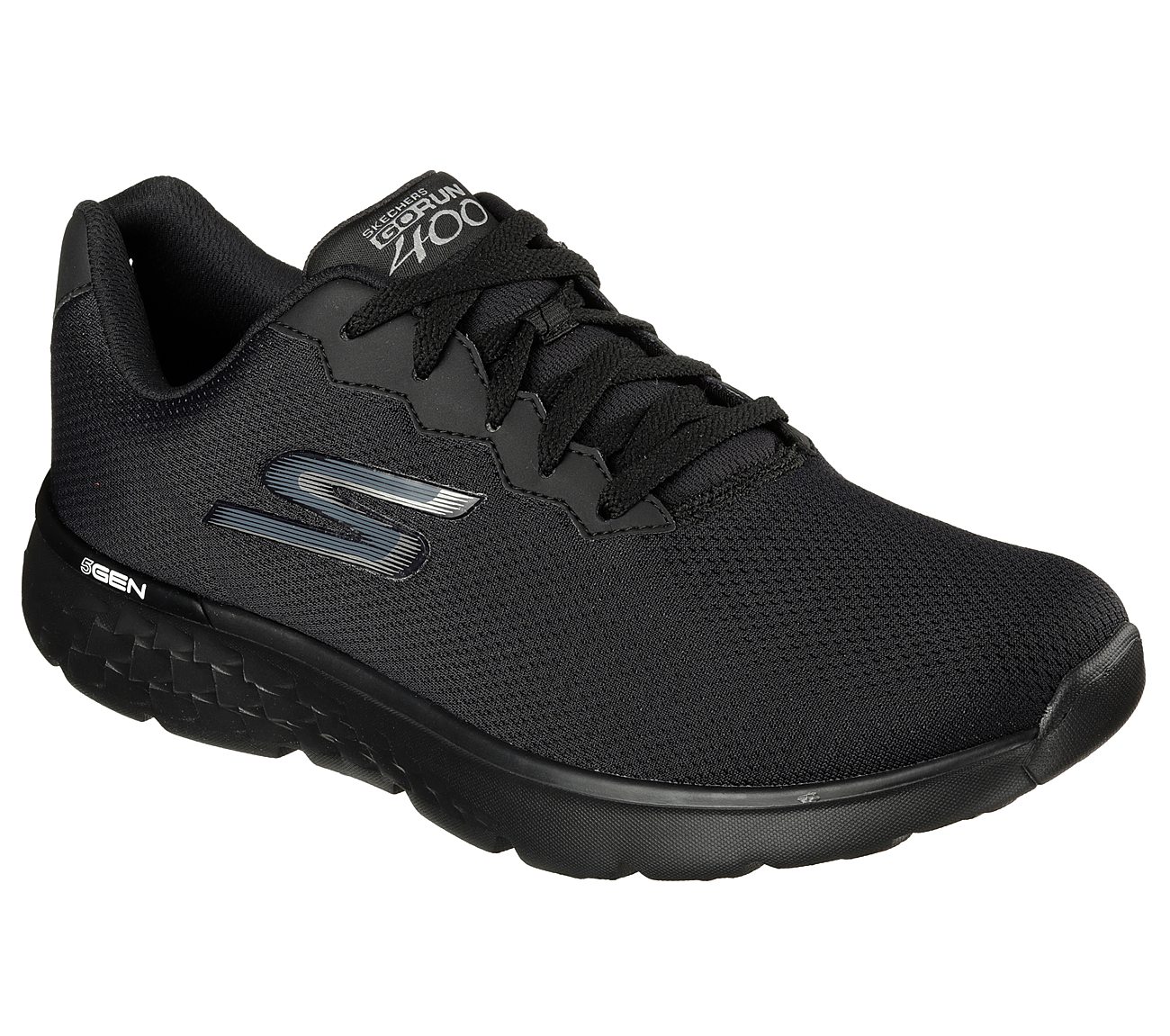 Skechers Black Go Run 400 Mens Running Shoes - Style ID: 54351ID | India