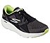 GO RUN ELEVATE, BLACK/LIME Footwear Right View