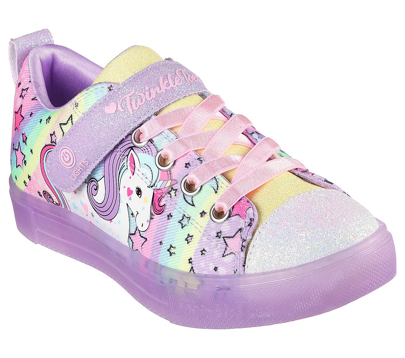 Zapatillas de lona para niña Skechers Twinkle Sparks Winged Magic