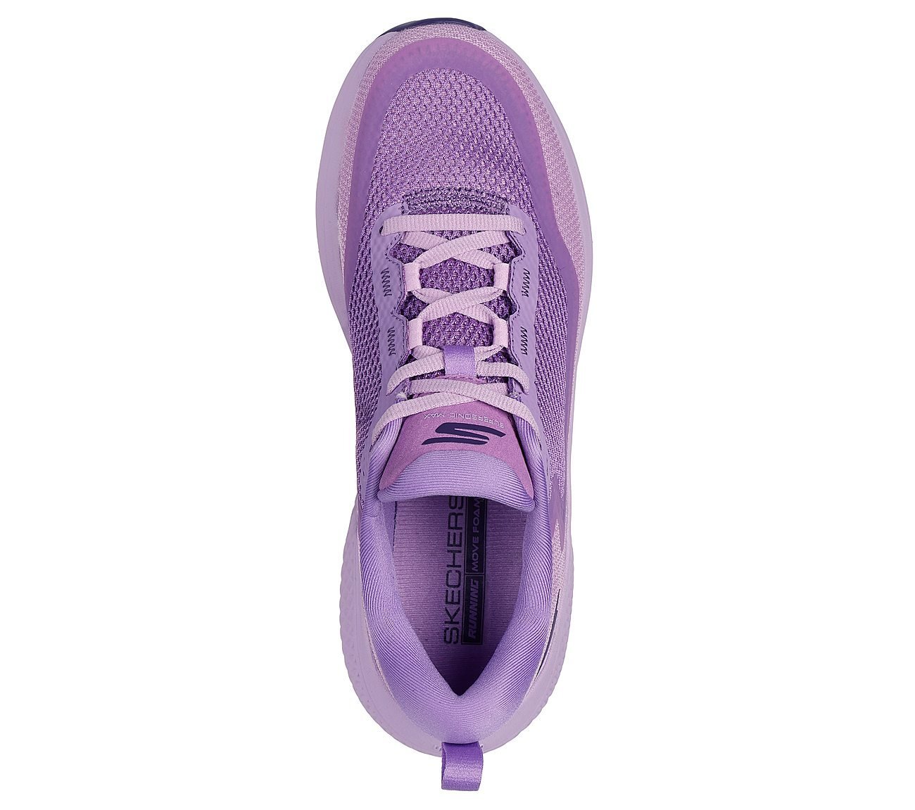 GO RUN SUPERSONIC MAX, LAVENDER Footwear Top View