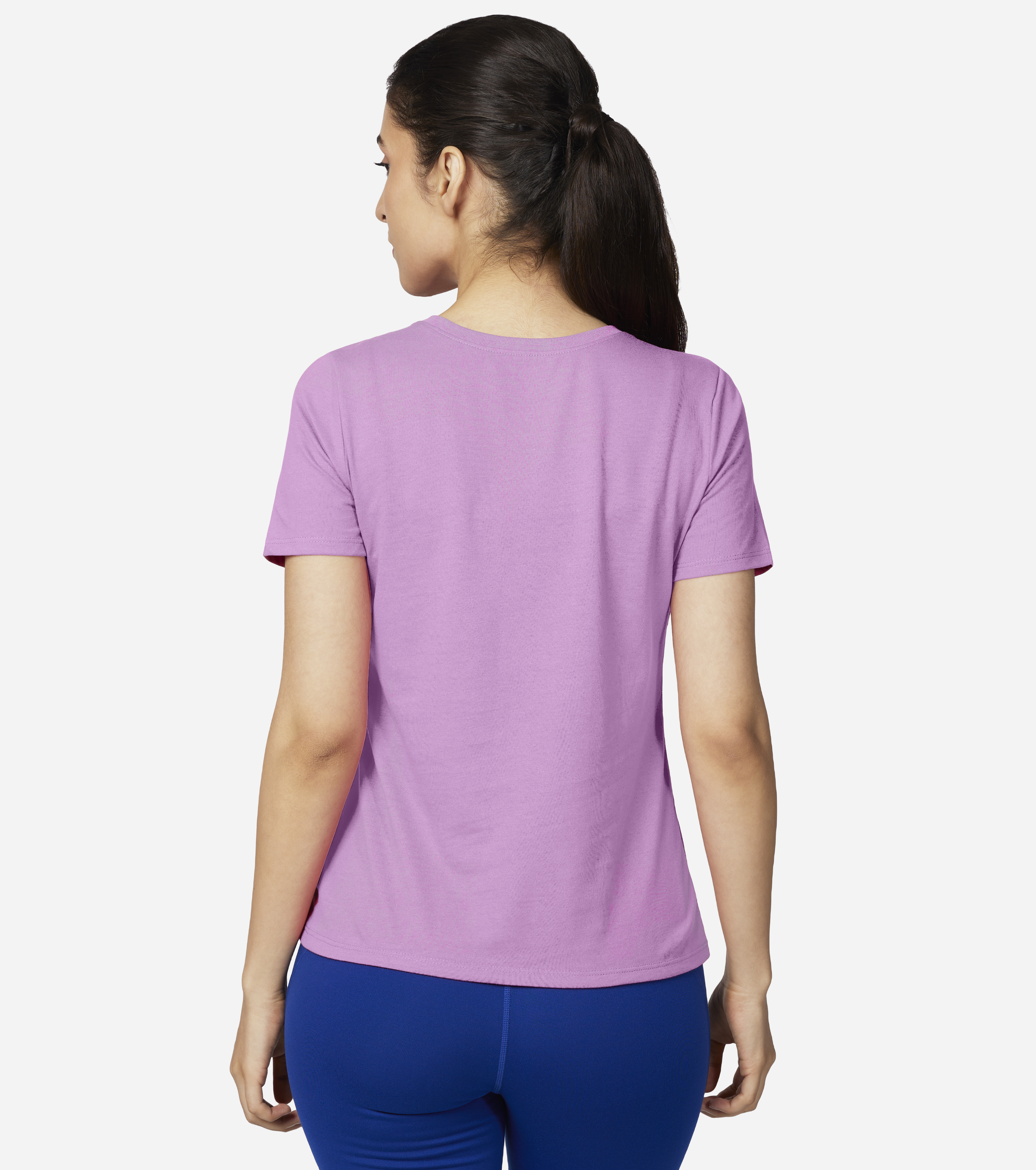 ULTRA VIOLET DIAMOND LOGO T-SHIRT, PURPLE/PERIWINKLE Apparel Bottom View