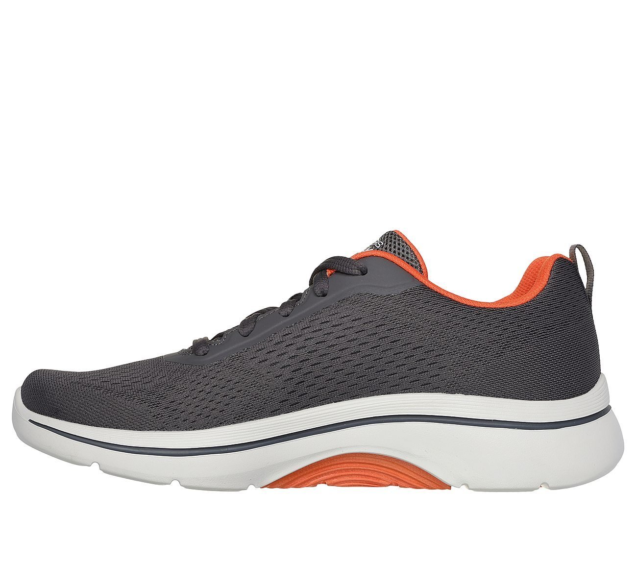 GO WALK ARCH FIT 2.0 - IDYLLI, CHARCOAL/ORANGE Footwear Left View