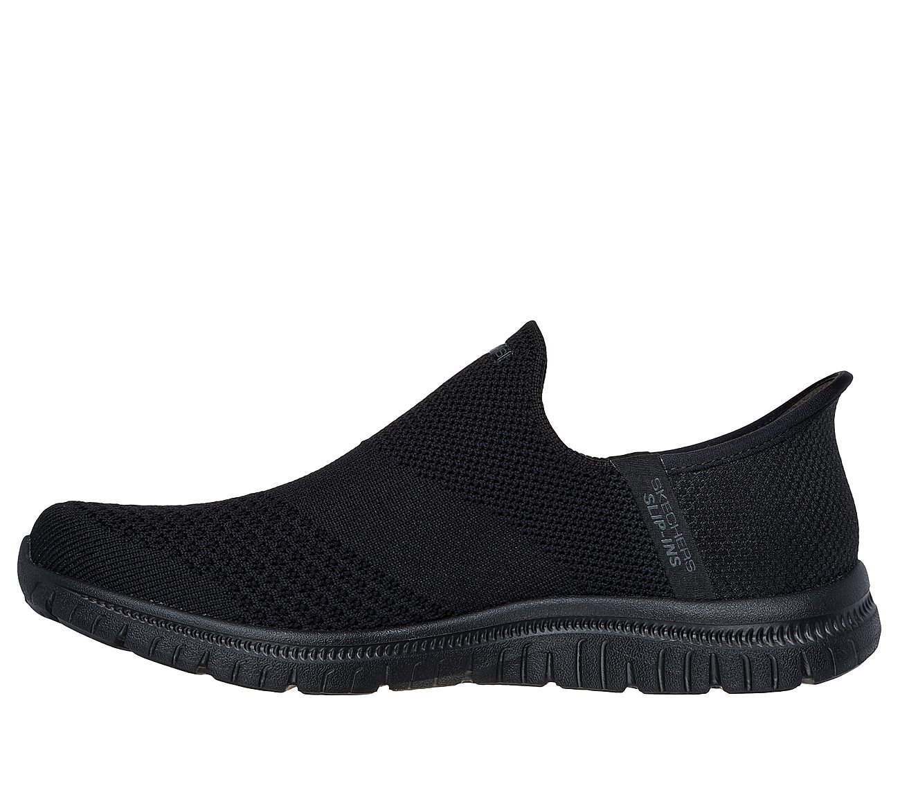 SKECHERS SLIP-INS: VIRTUE - SLEEK, BBLACK Footwear Left View