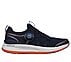 GO RUN PULSE, NAVY/ORANGE Footwear Lateral View