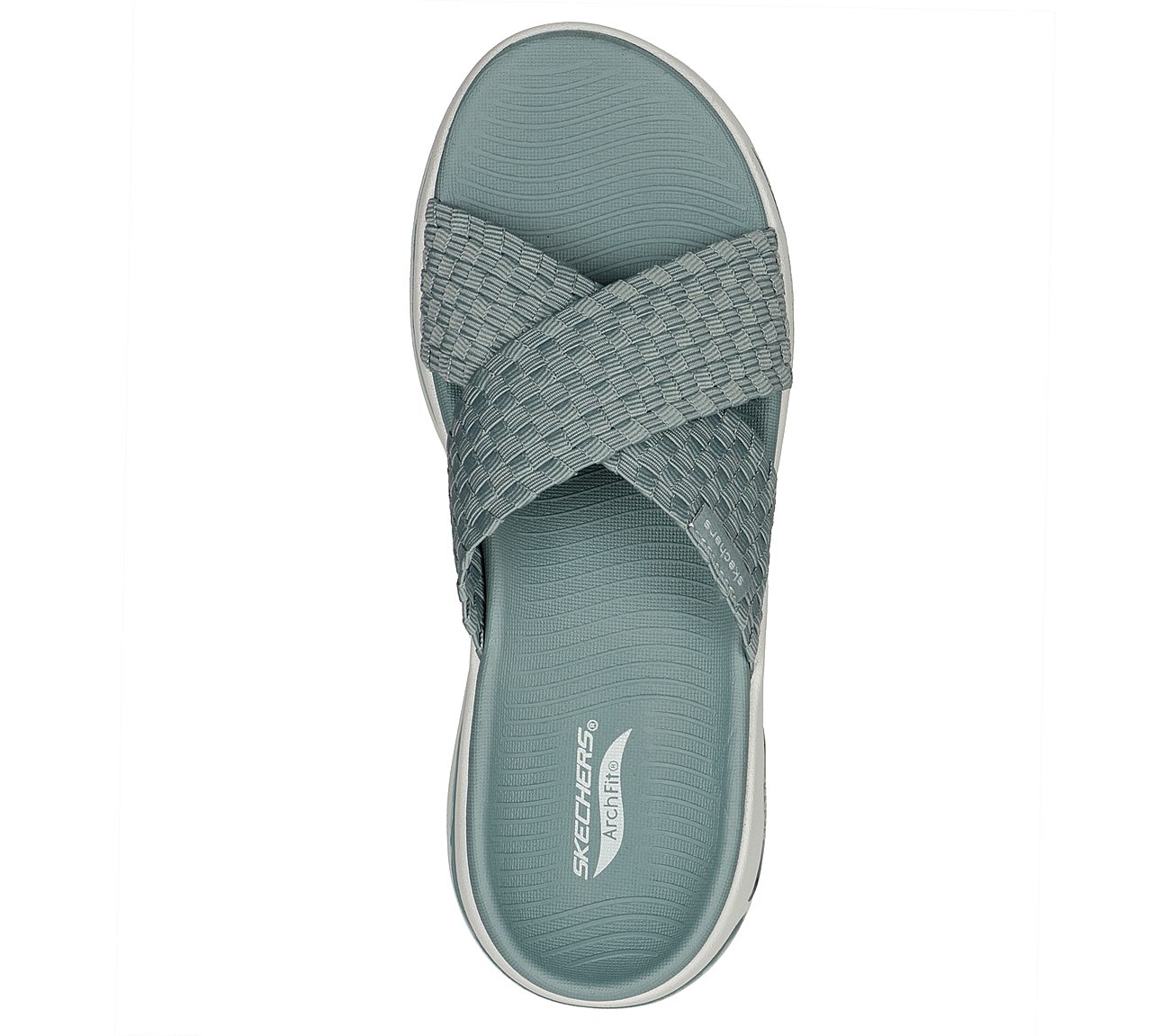 Skechers Sage Go Walk Arch Fit Wondrous Womens Slide Sandals Style ID ...