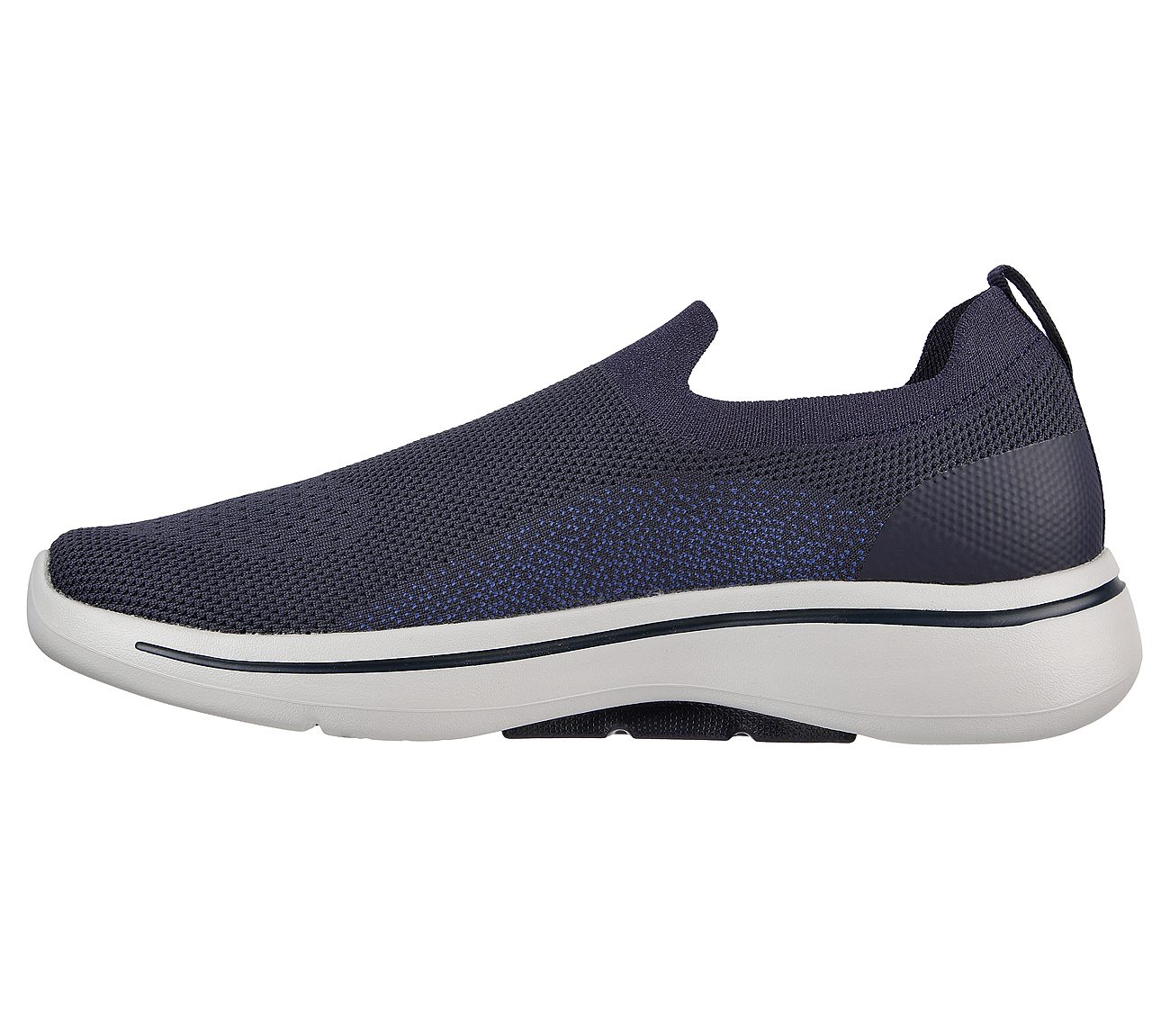 Skechers Navy Go Walk Arch Fit Seltos Mens Slip On Shoes Style ID ...