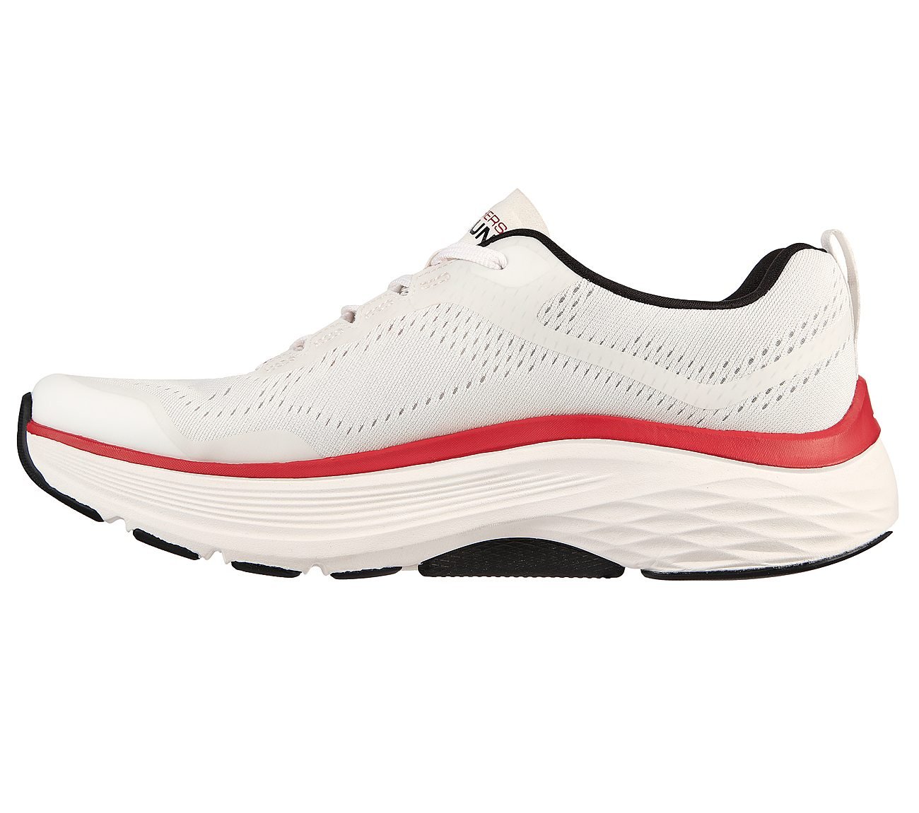 MAX CUSHIONING ARCH FIT, WHITE BLACK Footwear Left View