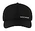 SKECH-SHINE FOIL BASEBALL HAT, BBBBLACK