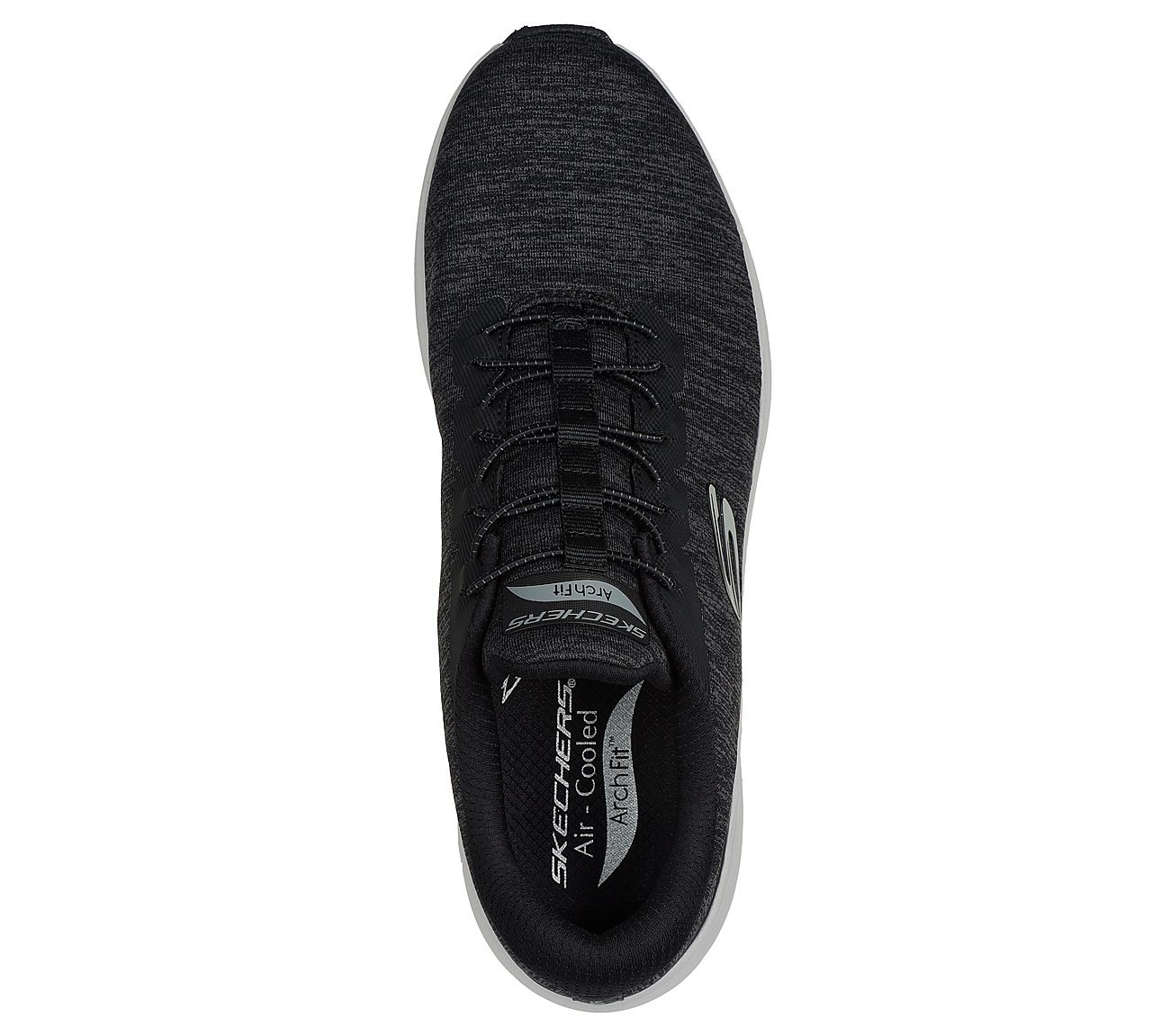 ARCH FIT 2.0 - UPPERHAND, BLACK/GREY Footwear Top View