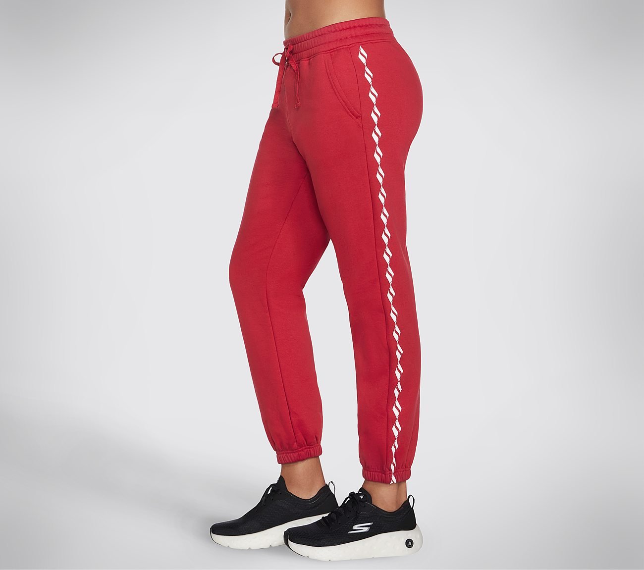 SKECHSWEATS DIAMOND CHAIN JOGGER, RED Apparels Bottom View