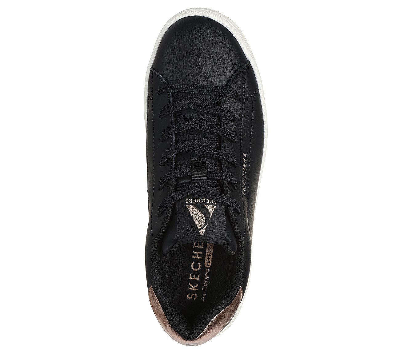 UNO COURT - COURTED AIR, BBBBLACK Footwear Top View