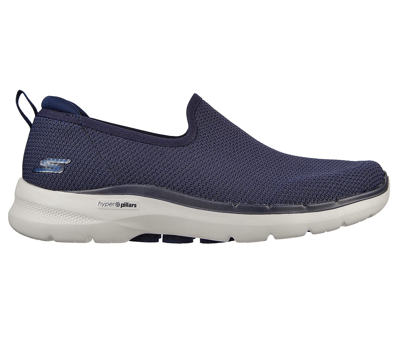 Skechers Navy Go Walk-6-First-Cl Mens Slip On Shoes - Style ID: 216210 ...