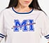 MUMBAI INDIANS: MESH CROP TOP, WHITE