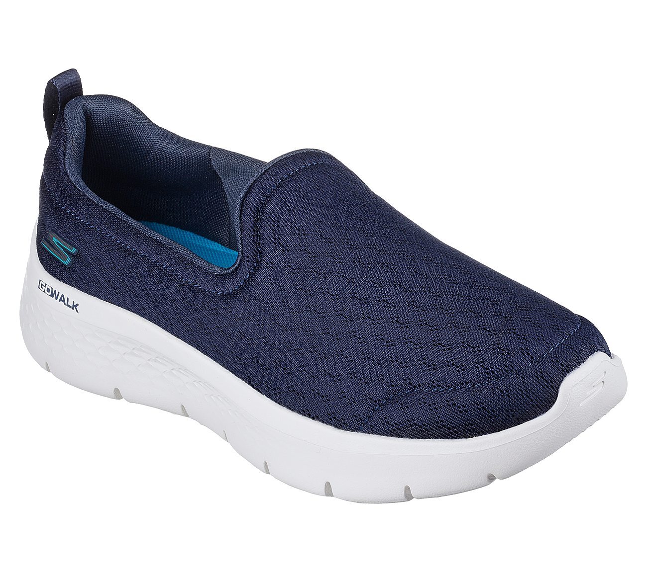 Skechers Navy Go Walk Flex Ocean Womens Slip On Shoes - Style ID ...