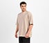 OVERSIZED SKECHERS T-SHIRT, NATURAL/SILVER