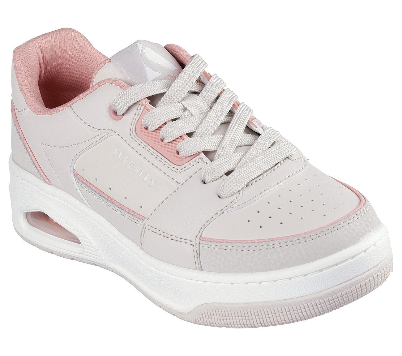 UNO COURT - COURTED STYLE, NATURAL/CORAL Footwear Right View