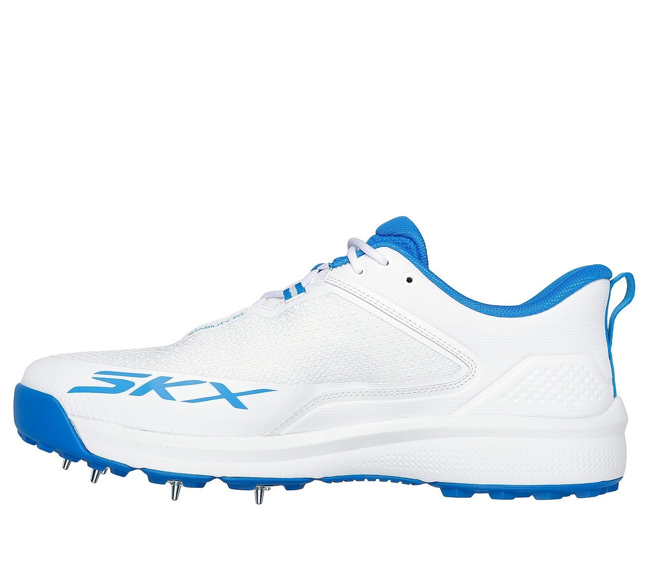 CRICKET BLADE, WHITE/LT.BLUE Footwear Left View