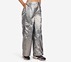 MULTI PANELLED METALLIC CARGO, SILVER