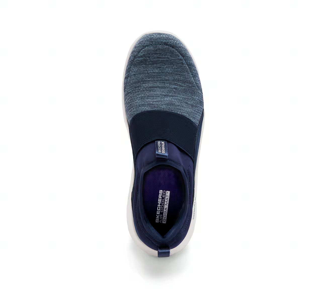 GO WALK FLEX - VASANTI, NAVY/WHITE Footwear Top View