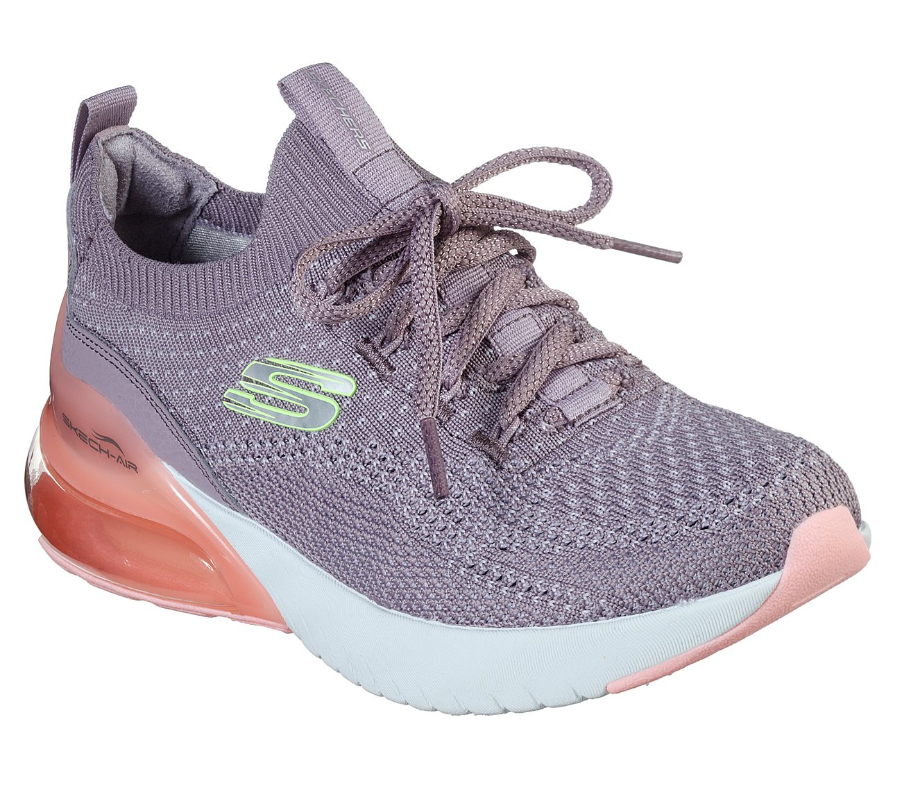 SKECH-AIR STRATUS, LAVENDER/PINK Footwear Lateral View