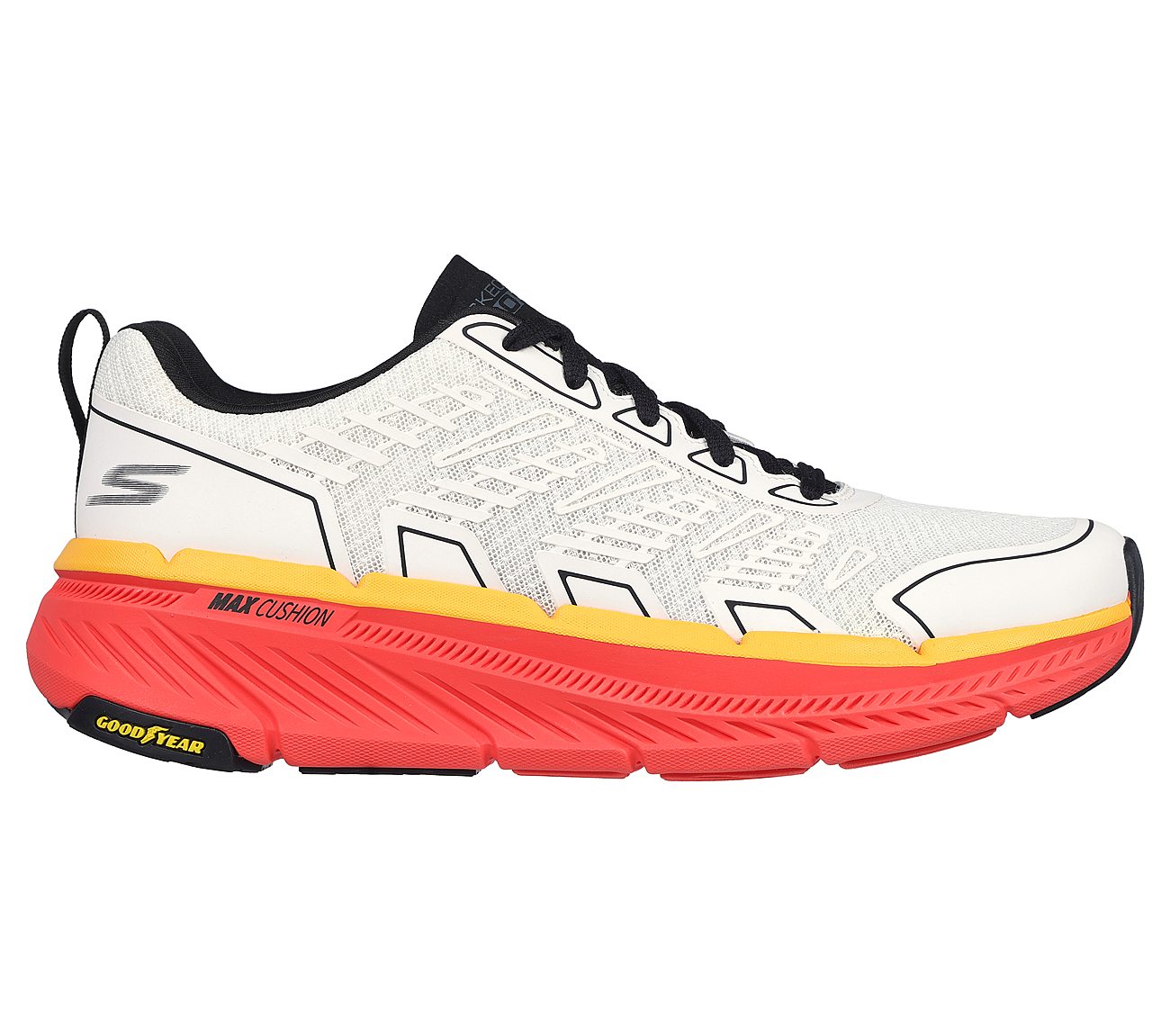 MAX CUSHIONING PREMIER 2, WHITE/MULTI Footwear Lateral View