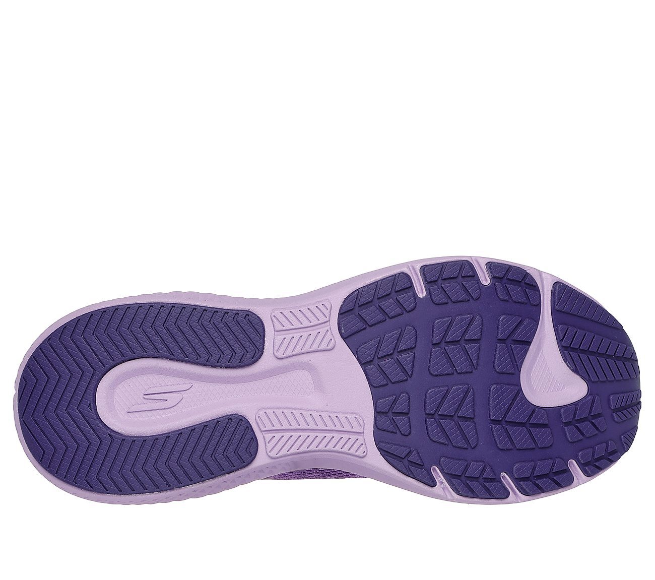 GO RUN SUPERSONIC MAX, LAVENDER Footwear Bottom View