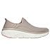 SKECHERS SLIP-INS RF: D'LUX WALKER 2.0- Happy Step, TAUPE Footwear Lateral View