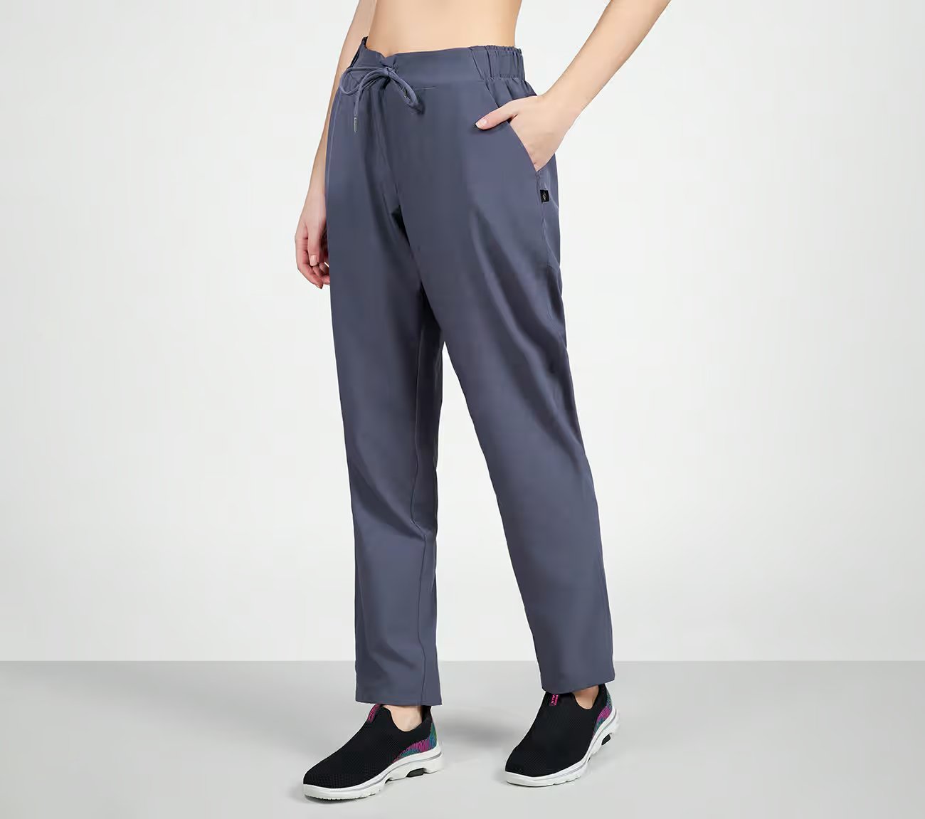 Skechers Slip-ins: GO WALK Uptown Pant, GRAYSTONE Apparel Top View