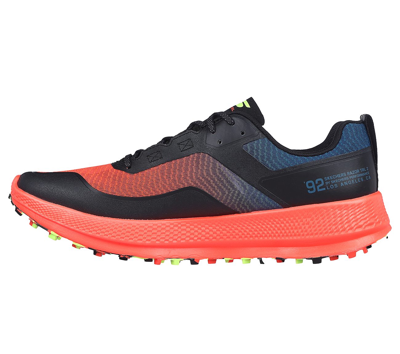 GO RUN RAZOR TRL - 2, BLACK/MULTI Footwear Left View