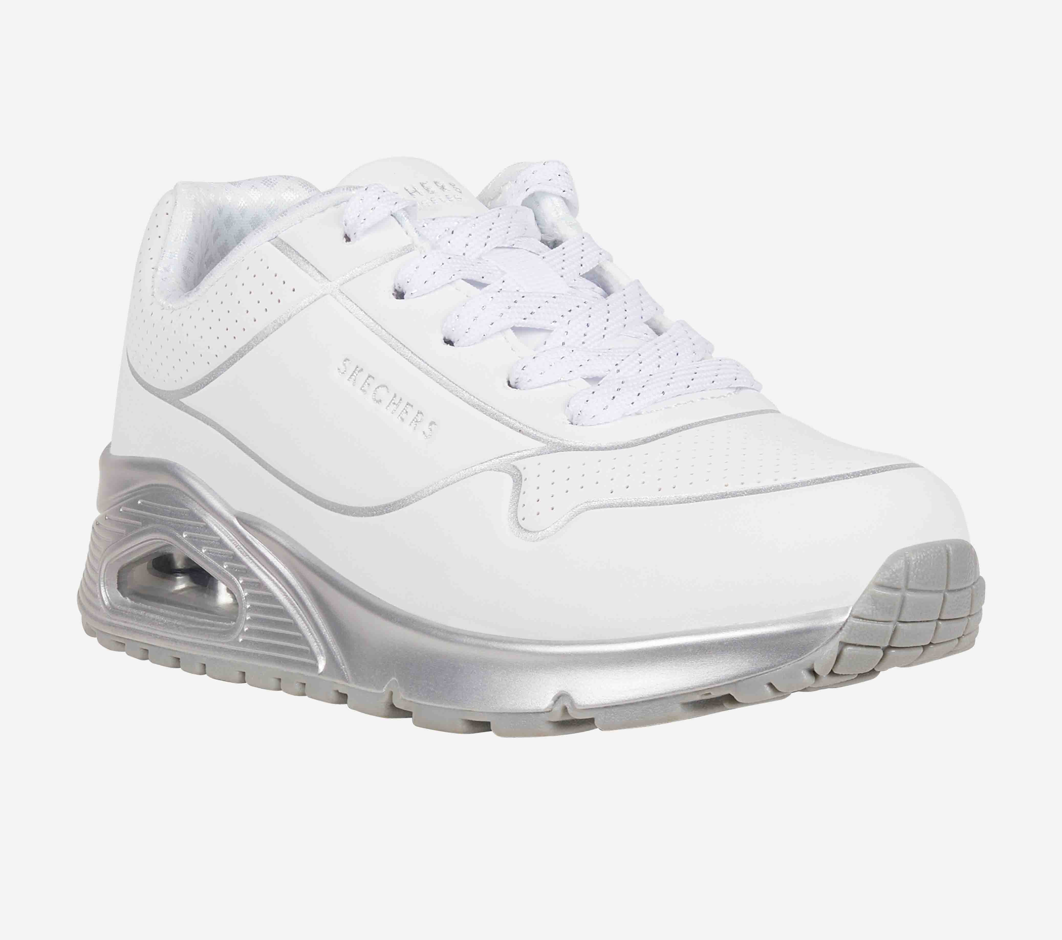 UNO GEN1 - COOL HEELS, WHITE/SILVER Footwear Right View