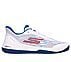 Skechers Viper Court Pro - Pickleball, WHITE/TURQUOISE Footwear Lateral View