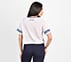 MUMBAI INDIANS: MESH CROP TOP, WHITE