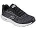 GO RUN 7+, BLACK/WHITE Footwear Right View