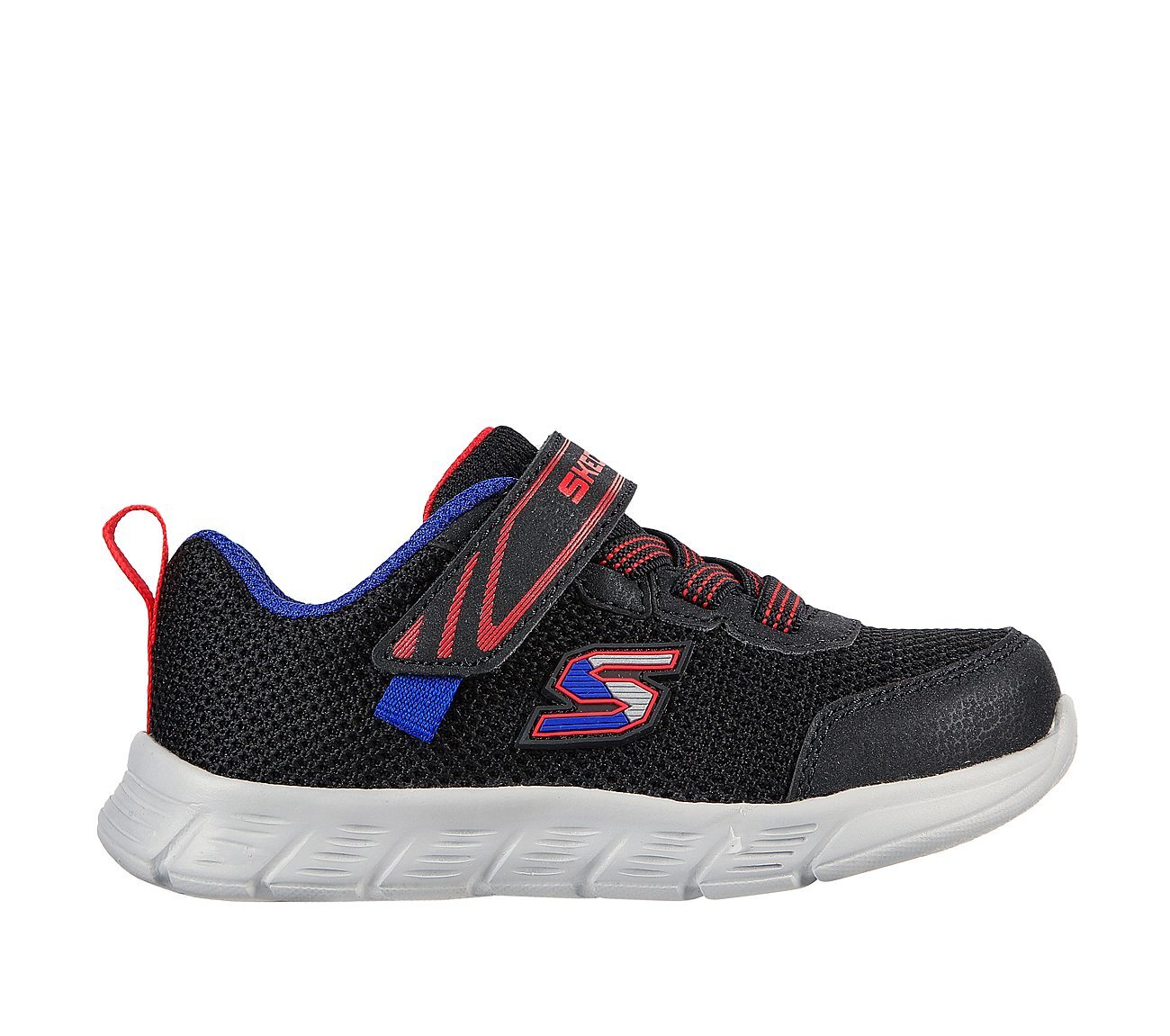 COMFY FLEX - MINI TRAINER, BLACK/RED/BLUE Footwear Lateral View