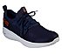 GO RUN FAST-VALOR, NAVY/ORANGE Footwear Lateral View