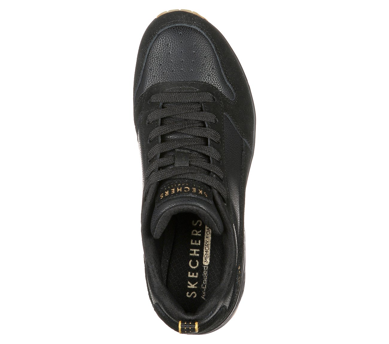 UNO - SOLID AIR, BBLACK Footwear Top View