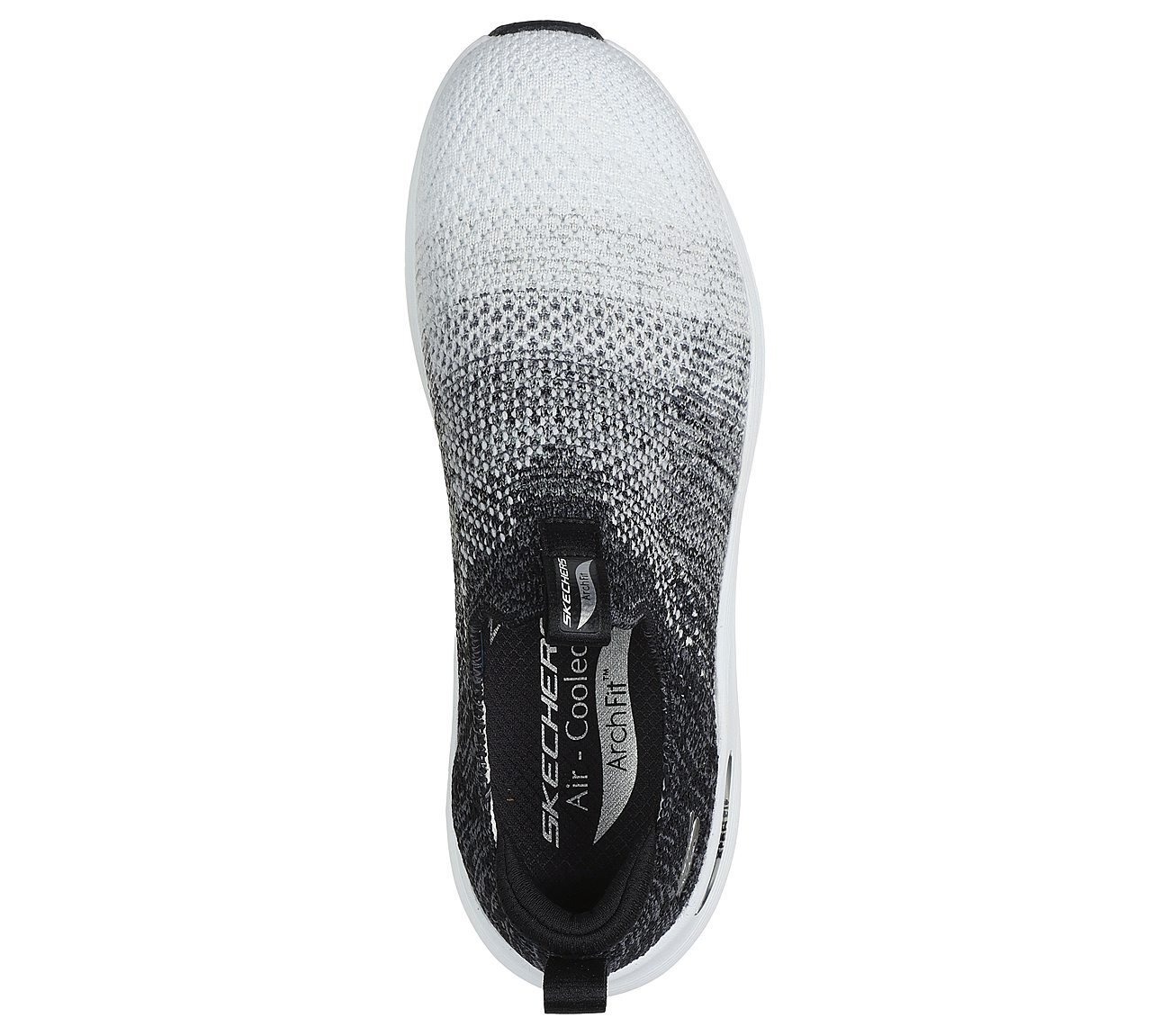 ARCH FIT 2, WHITE BLACK Footwear Top View