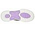 GO WARK ARCH FIT - HAZEL, BLACK/LAVENDER Footwear Bottom View