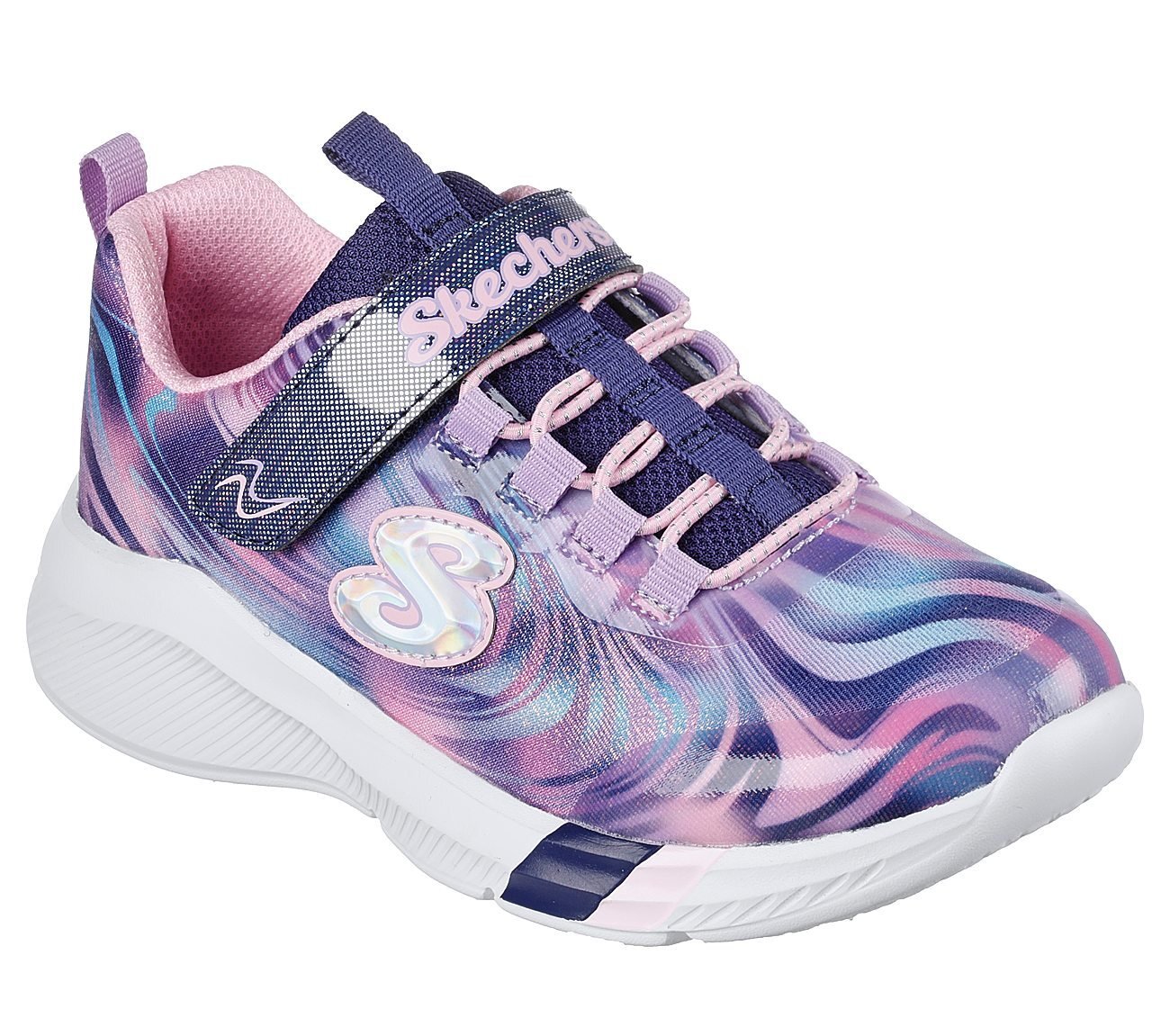 DREAMY LITES - SWIRLY SWEETS, NAVY/MULTI Footwear Right View