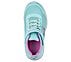 DYNA-LITE, AQUA/PURPLE Footwear Top View